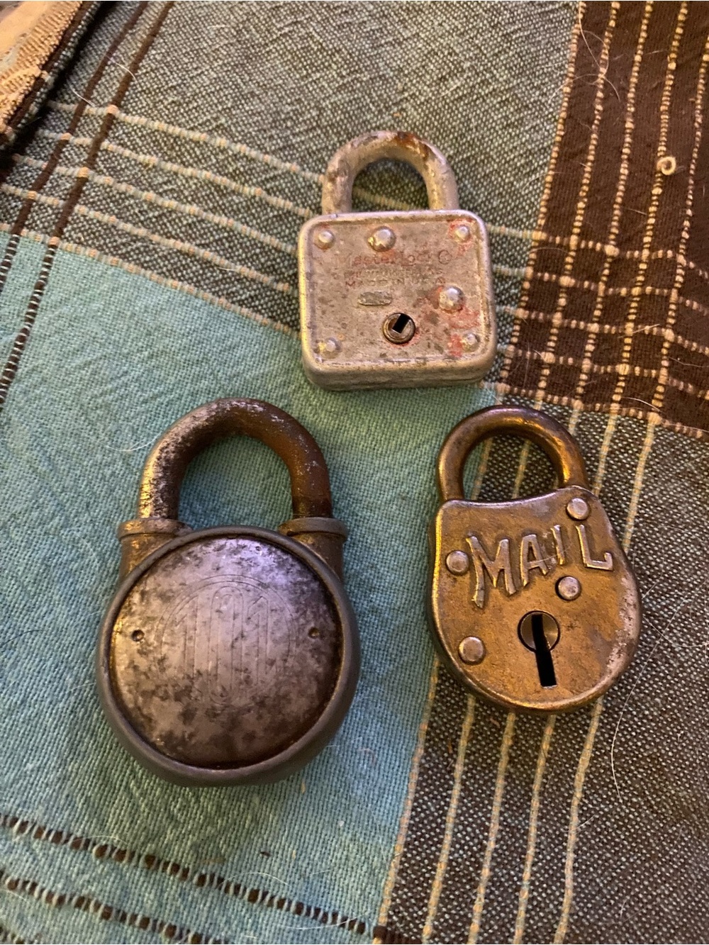 Masters Decorative Metal Padlocks in Brass, Silver, Black